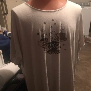 Creme 5x pajama shirt